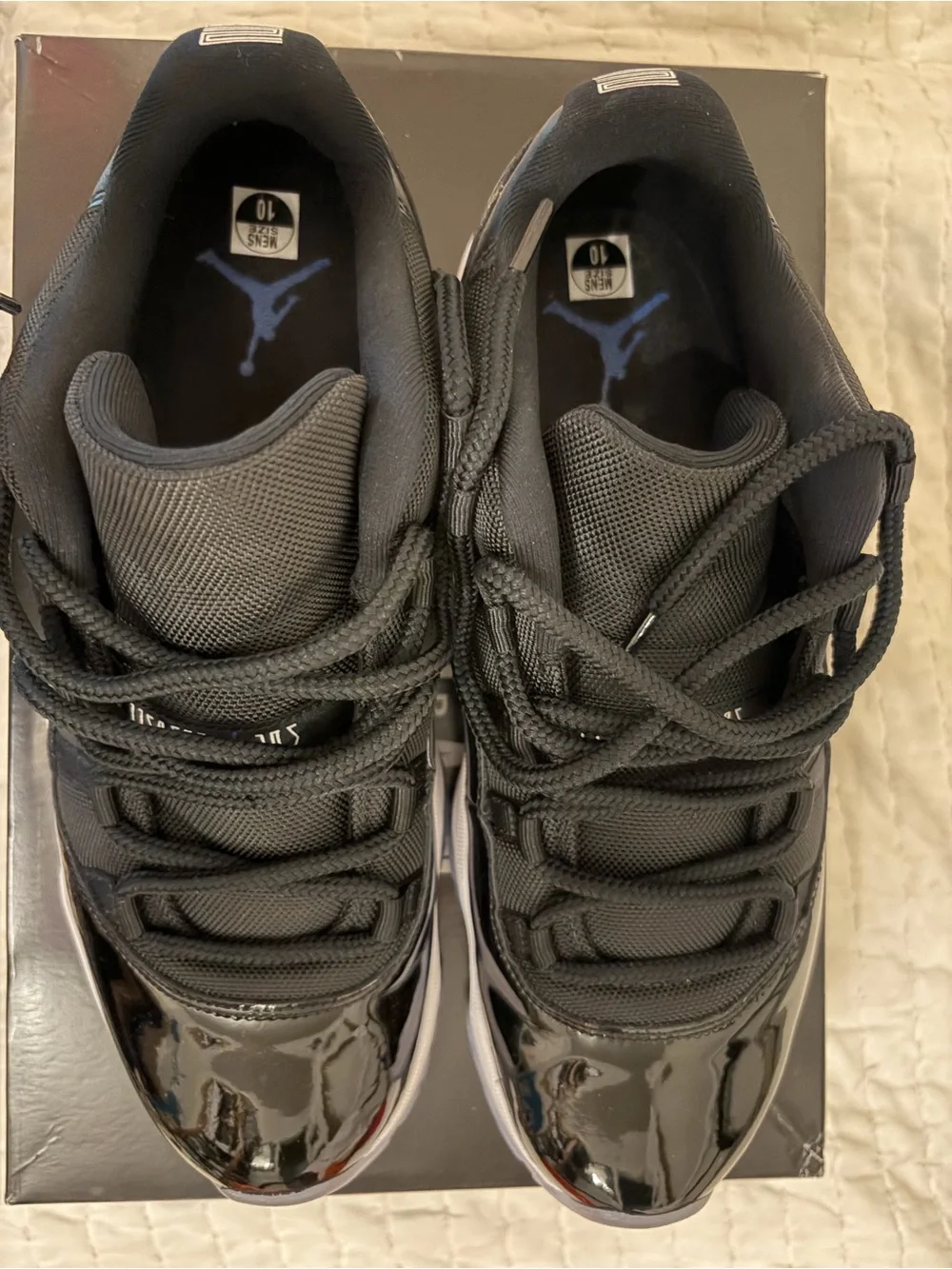 Air Jordan 11 retro low: black/white/varsity royal